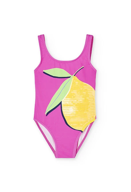 Maillot De Bain Fille Une Pièce - Bikini Enfant Résistant Au Chlore, Protection UV50+ - Pour Piscine, Plage, Spa