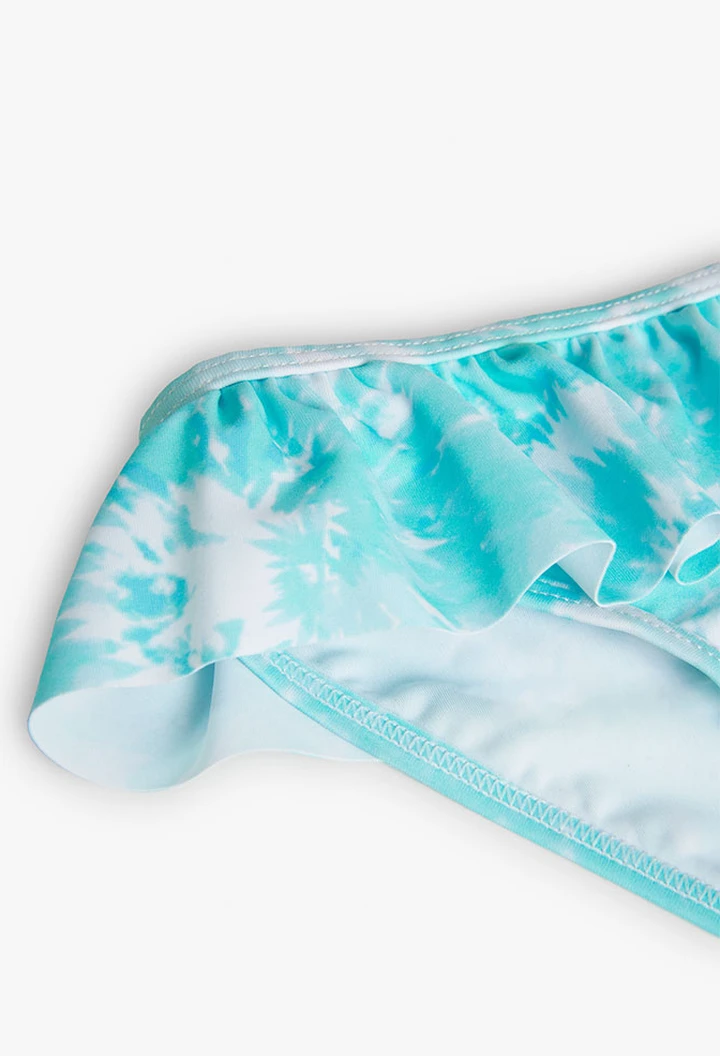 Bikini imprimé bleu pour fille