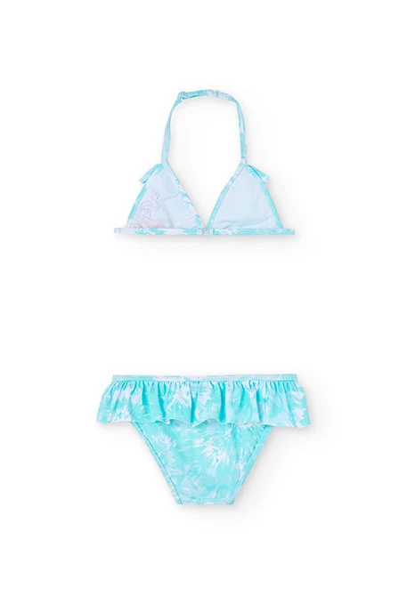 Bikini estampat de nena en color blau