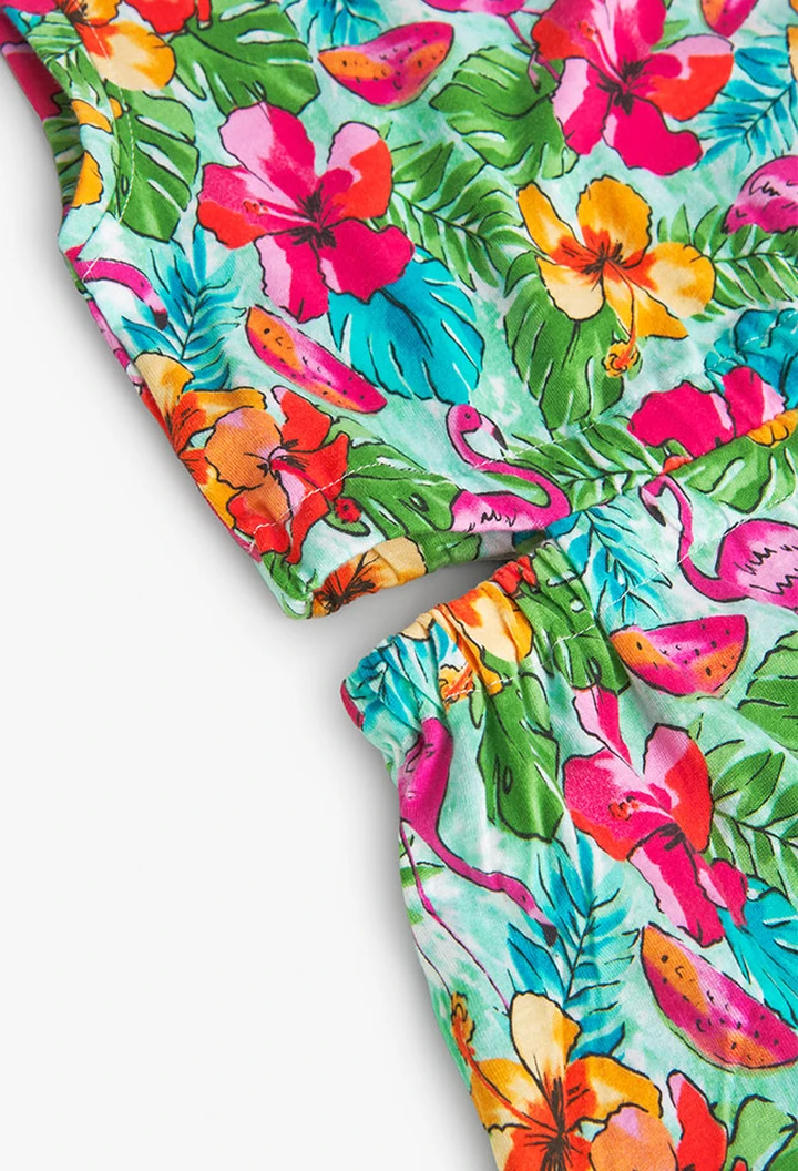 Vestit de punt estampat de nena