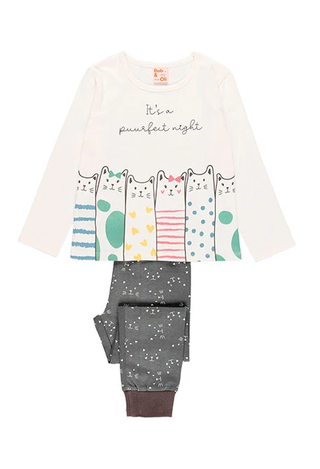 Pyjama stretch pour fille - organique