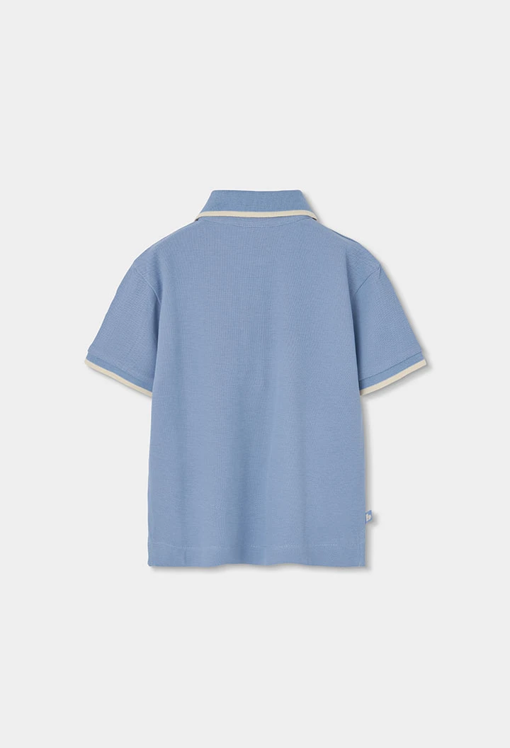 Polo bambino blu