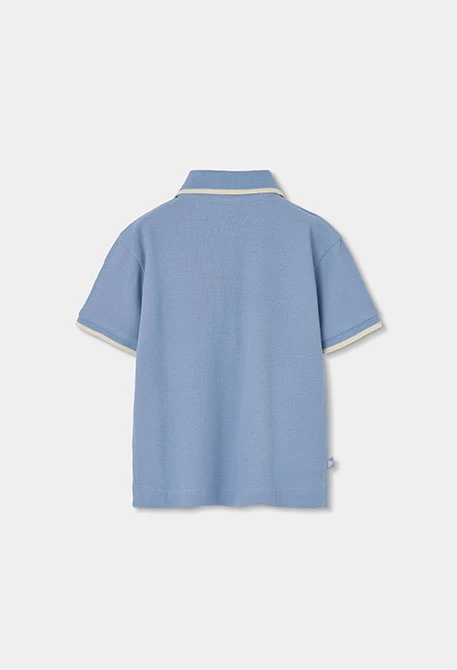 Polo enfant bleu