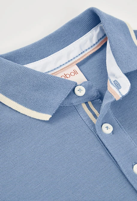 Polo nen blau