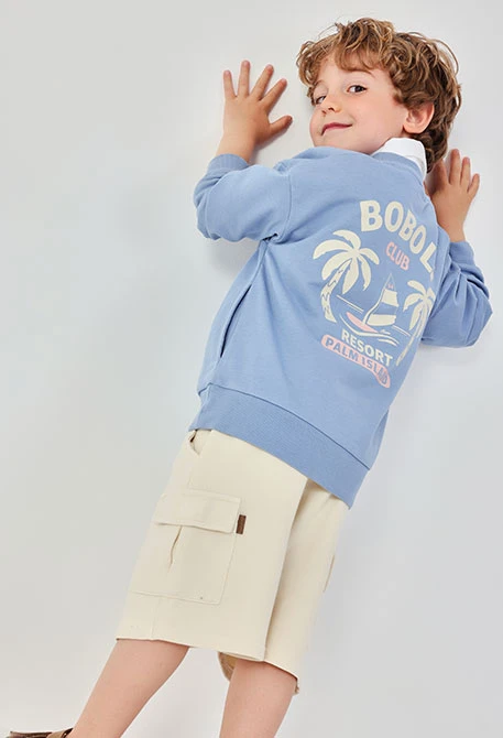 Bermudas color beige