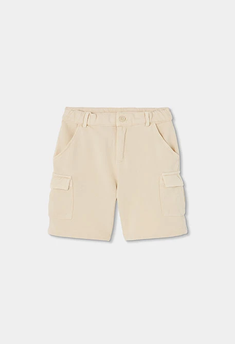 Beige Bermudashorts