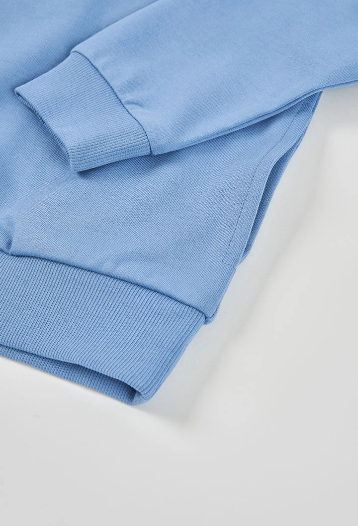 Sudadera niño en azul