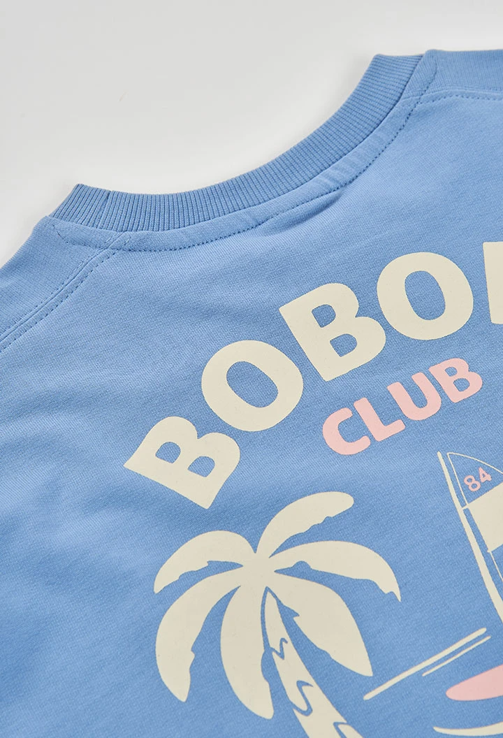 Camisola de criança em azul