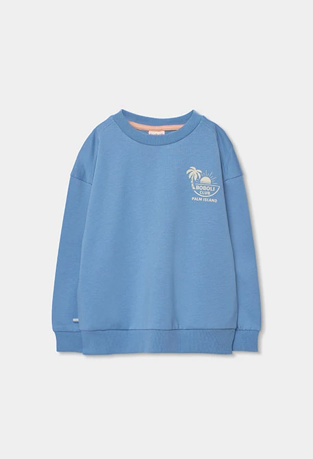 Jungen-Sweatshirt in Blau
