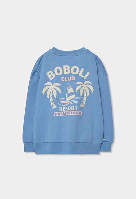 Camisola de criança em azul