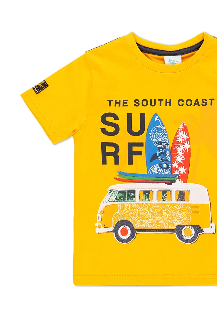 T-Shirt tricot "surf team" pour garçon