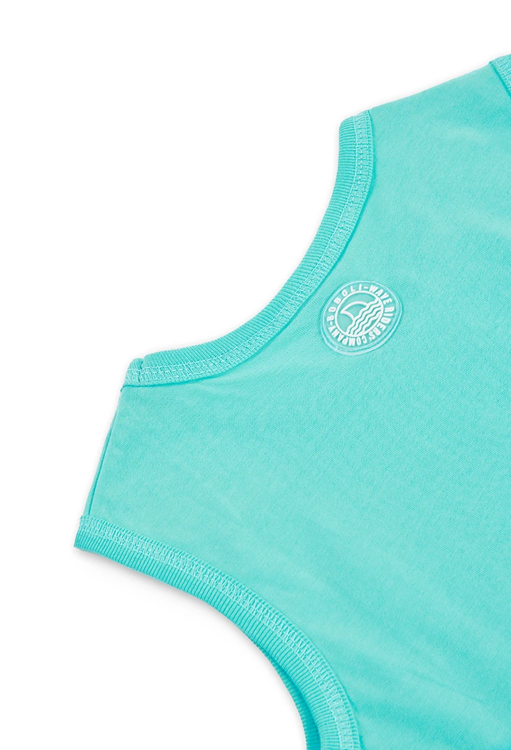 T-Shirt tricot sans manches pour garçon