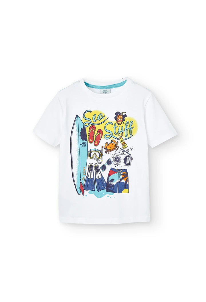 T-Shirt tricot manche courte pour garçon