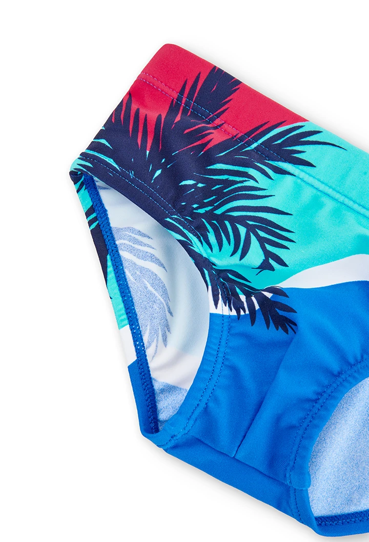 Slip swimsuit polyamide for boy