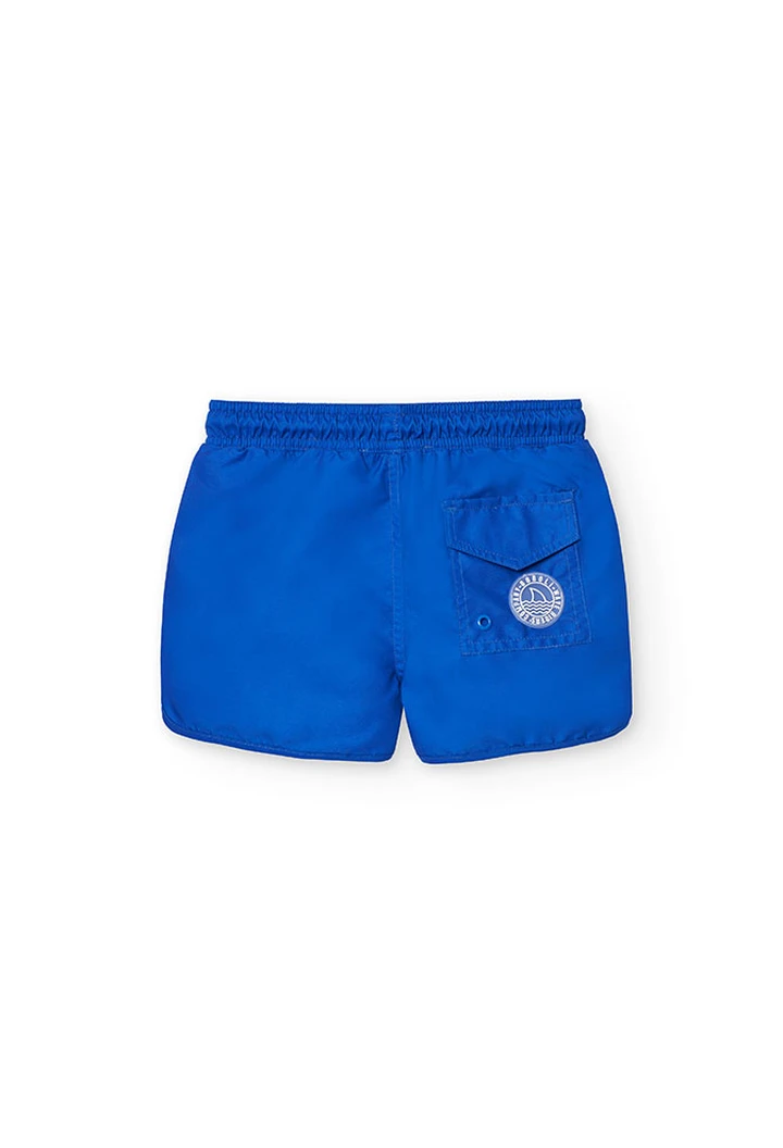 Costume da bagno stampato da bambino blu