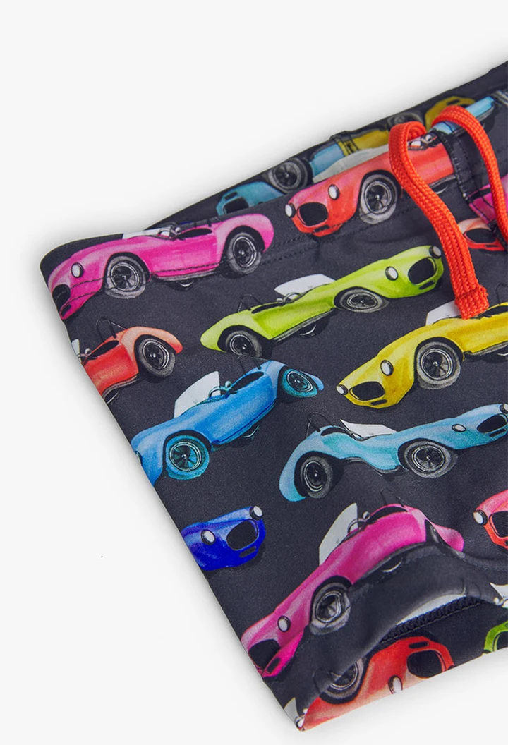 Badehose aus Polyamid, für Jungen, in Farbe Grau