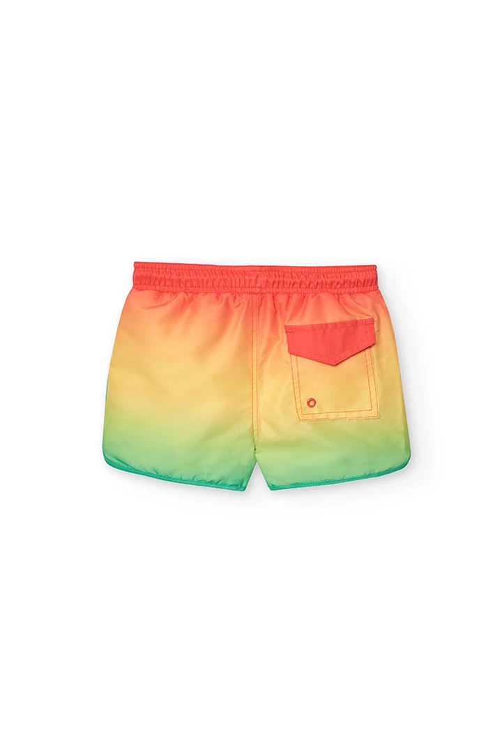 Badehose für Jungen in Farbe Rot