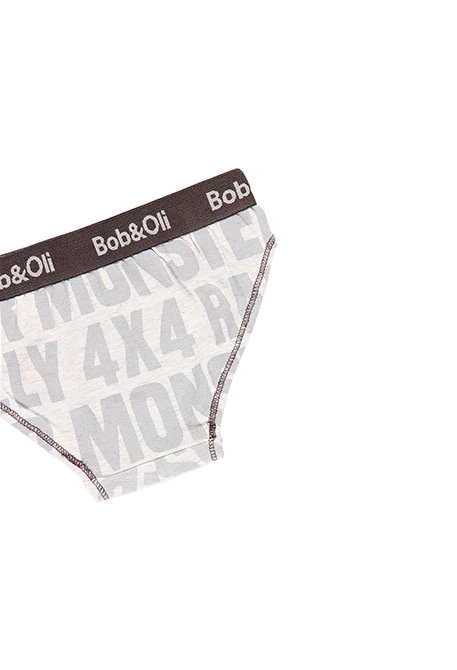 Pack de 3 slips pour garçon - organique
