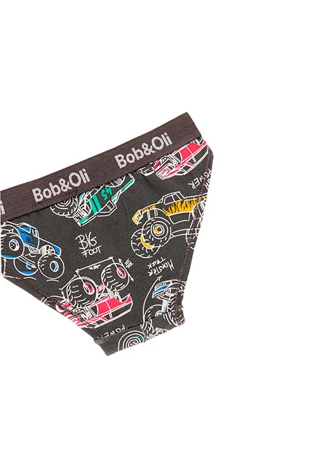 Pack de 3 slips pour garçon - organique