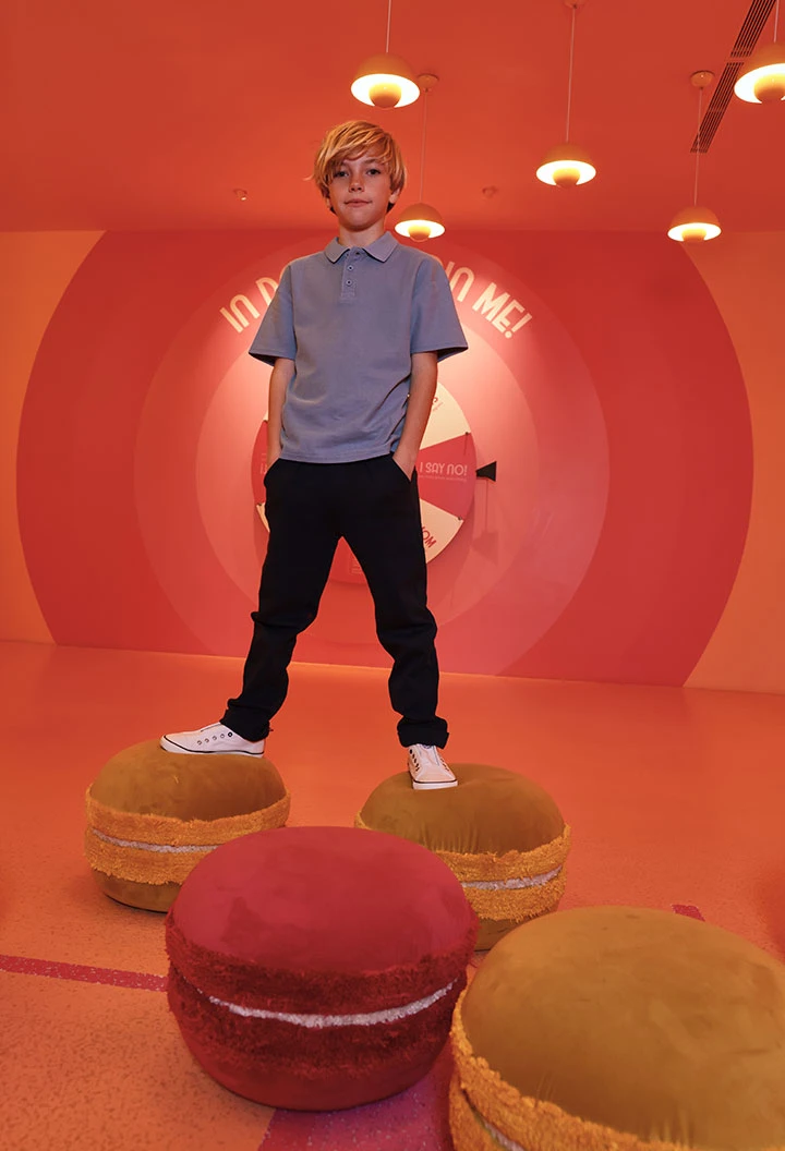 Pantalons nen en blau marí