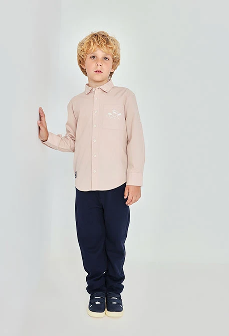 Pantalons nen en blau marí