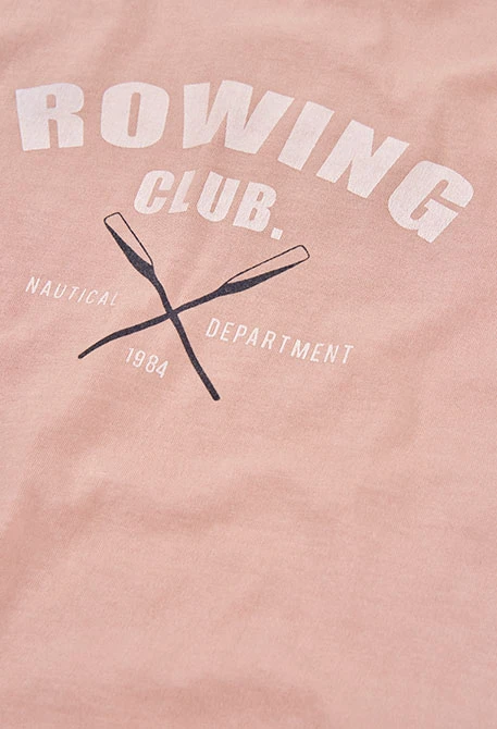 Camiseta niño algodón salmón