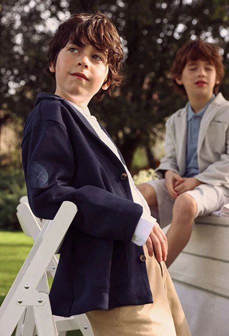 Giacca bambino blu marino