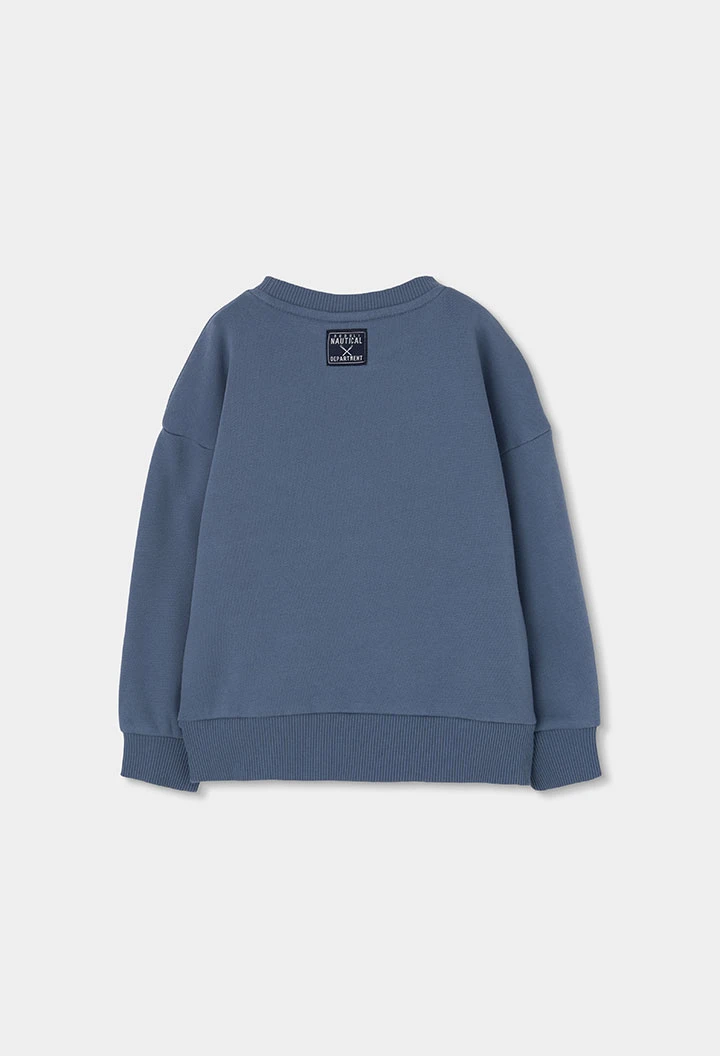 Sweat-shirt bleu pour enfant