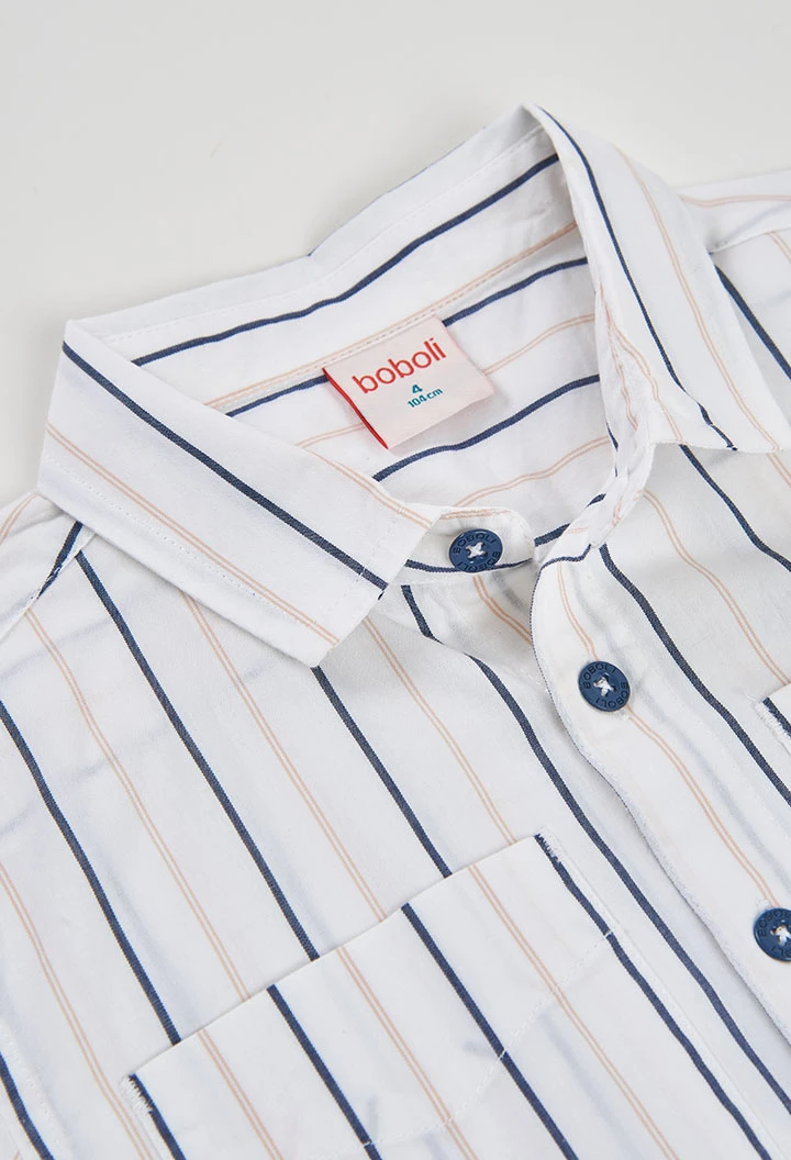 Camisa niño listada