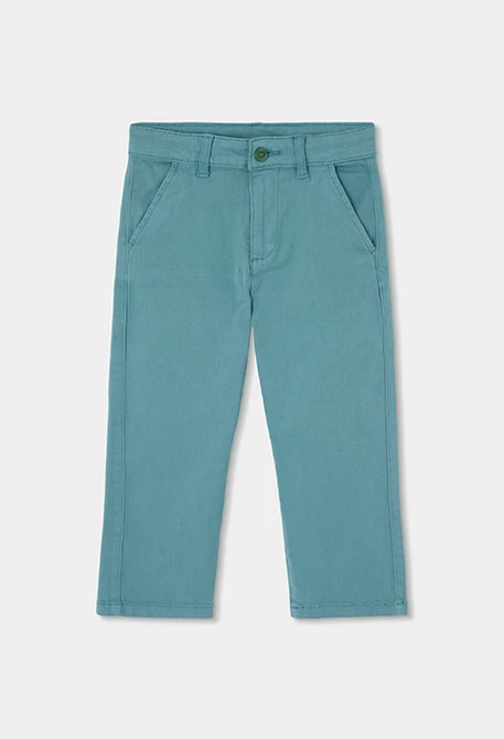 Pantalon vert garçon élastique