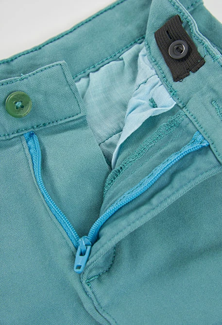Pantalon vert garçon élastique