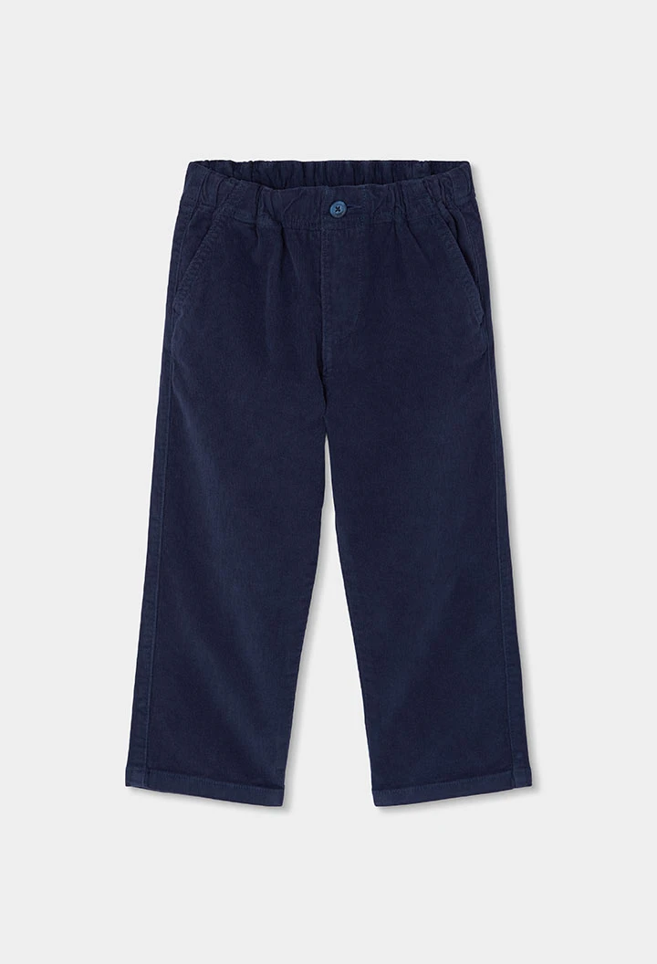 Cord-Hose Junge Marineblau