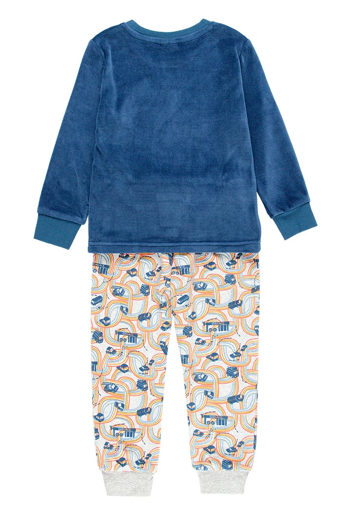 Pijama terciopelo de niño - orgánico
