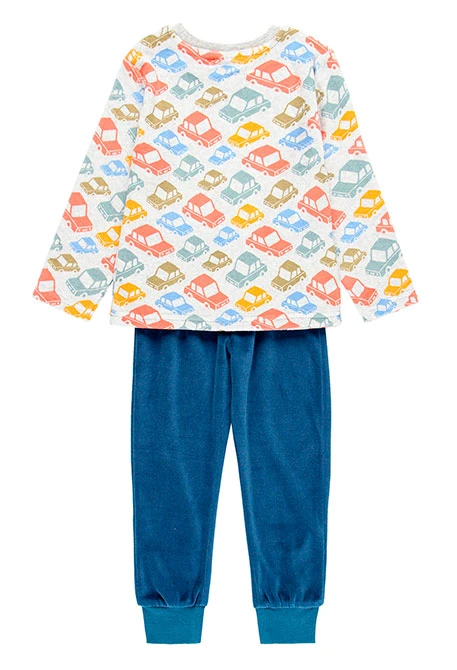 Pijama veludo para menino - orgânico