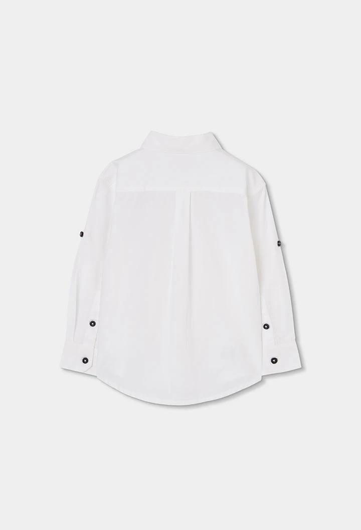 Camisa nen blanc