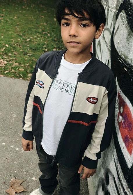 T-shirt blanc en coton pour enfant