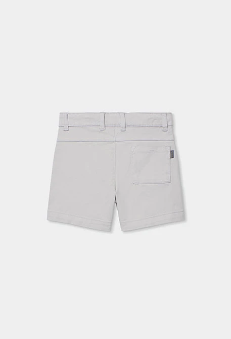 Beige cotton bermuda shorts