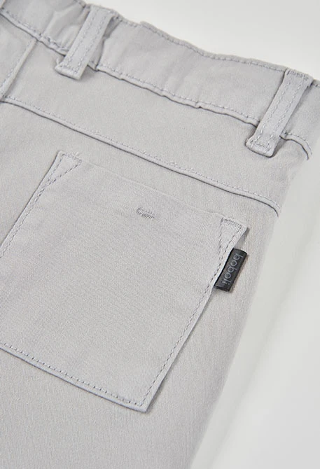 Beige cotton bermuda shorts