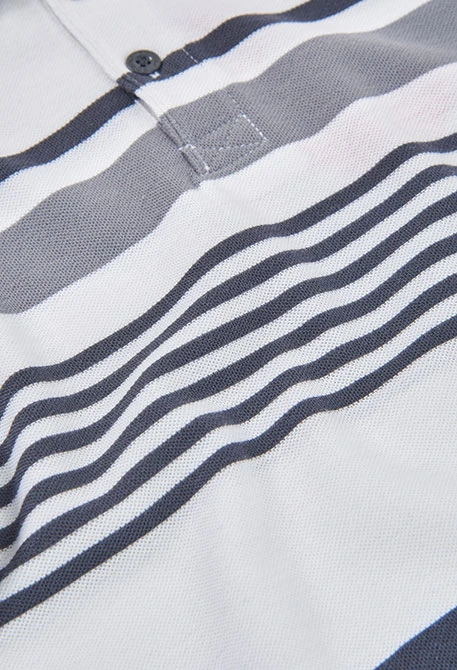 Cotton striped polo shirt for boy