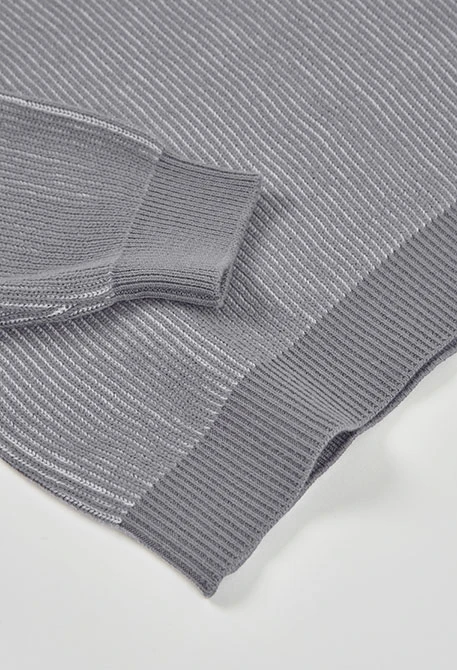 Pull en coton pour garçon grise