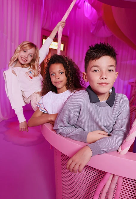 Baumwollpullover für Jungen in Grau