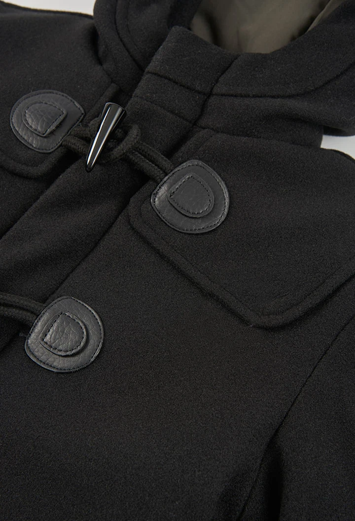 Trenka de drap nen negre amb pegat de llamp