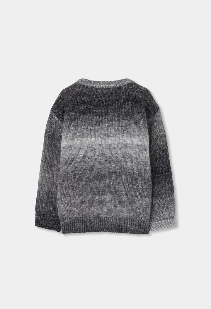 Grey gradient boy\'s jumper
