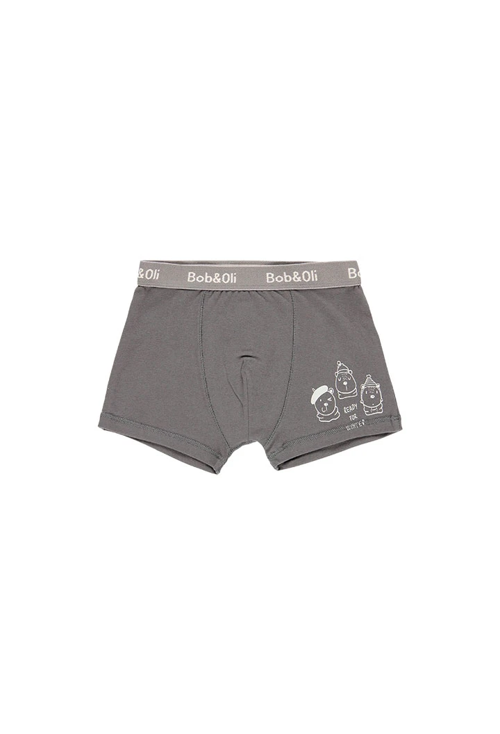 Pack 3 boxers for boy - organic