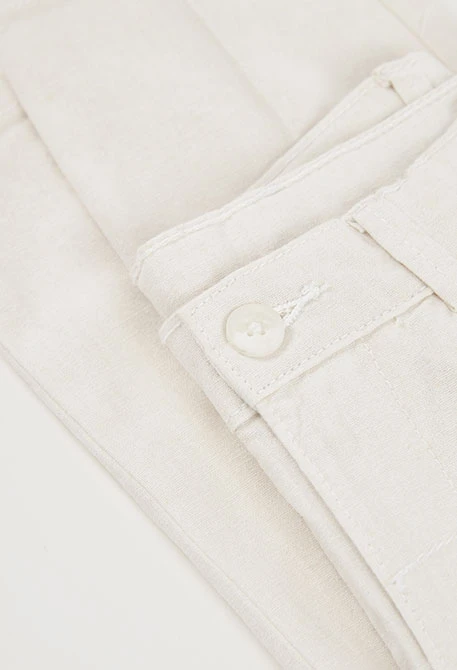 White linen trousers for boy