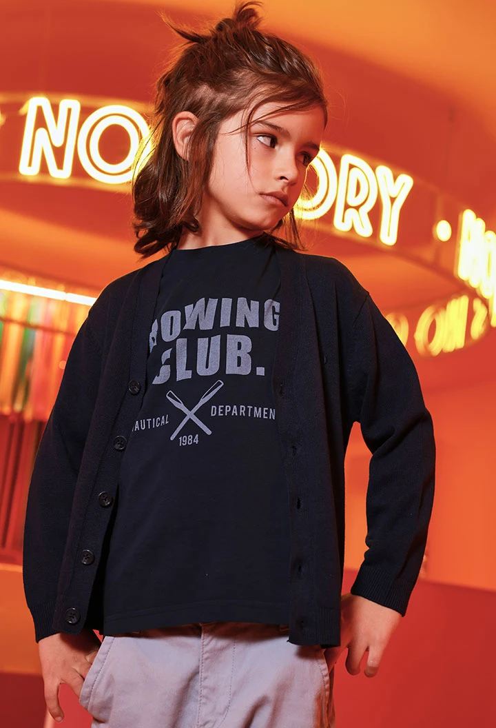 Giacca bambino blu marino