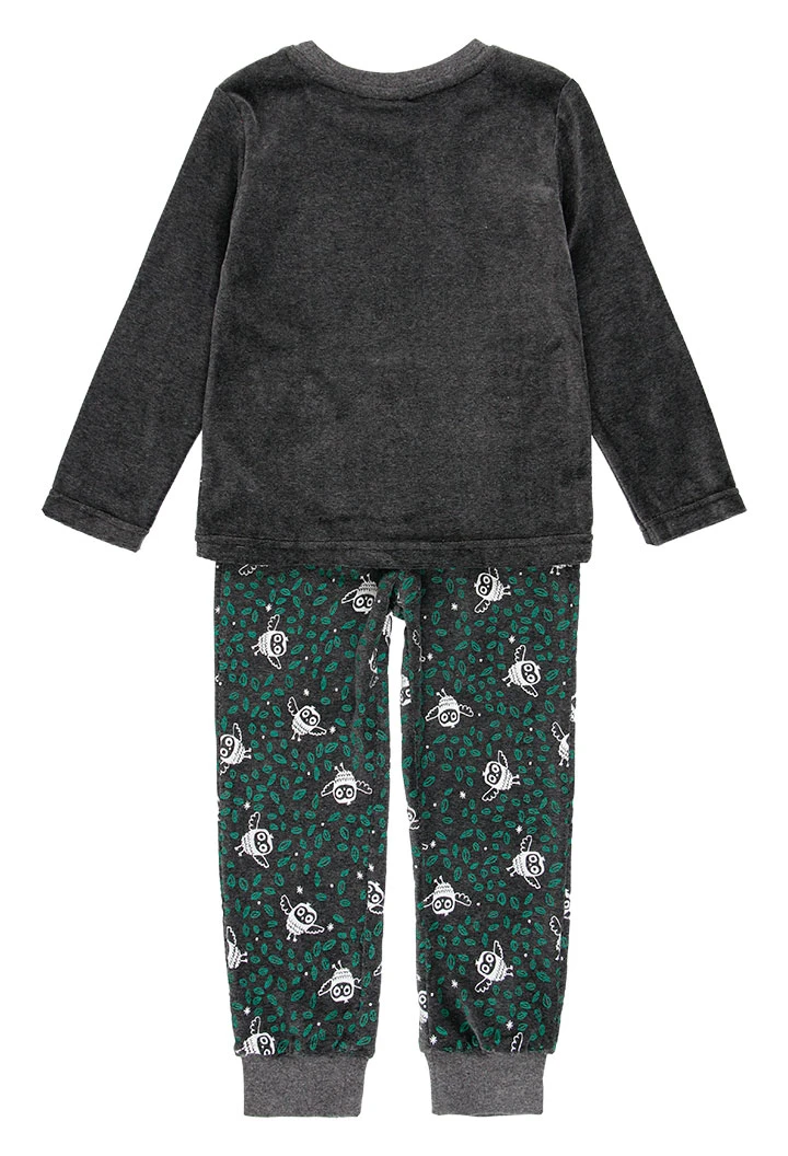 Pyjama en velours pour garçon - organique