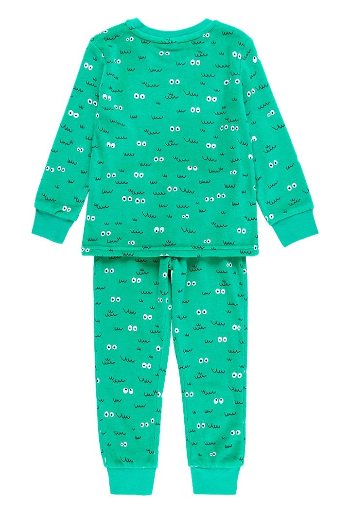 Pijama veludo para menino - orgânico