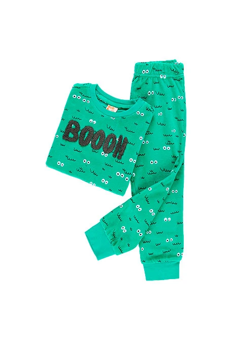 Pijama veludo para menino - orgânico