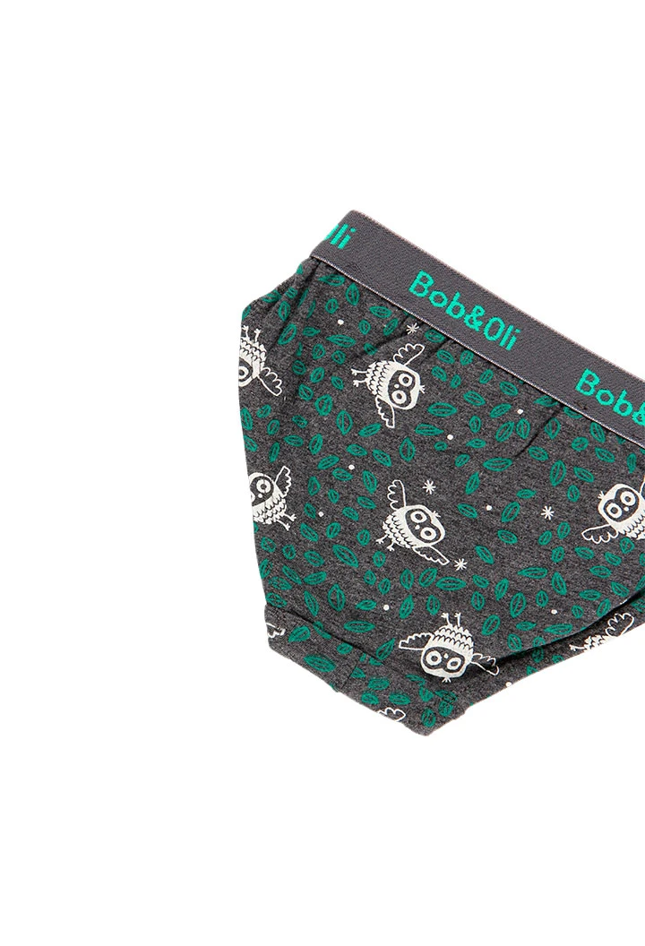Pack 3 cuecas para menino - orgânico
